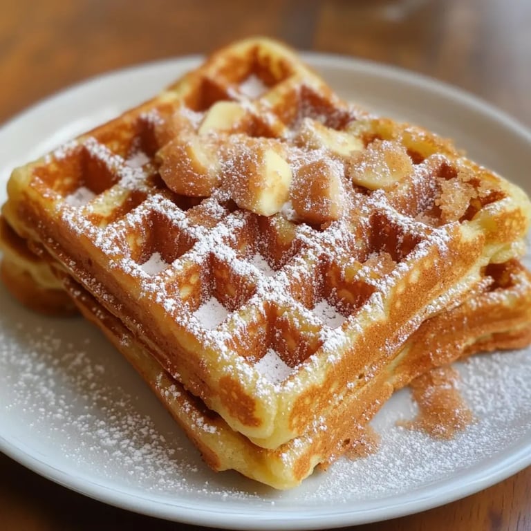 Vegane Waffeln ohne Zucker