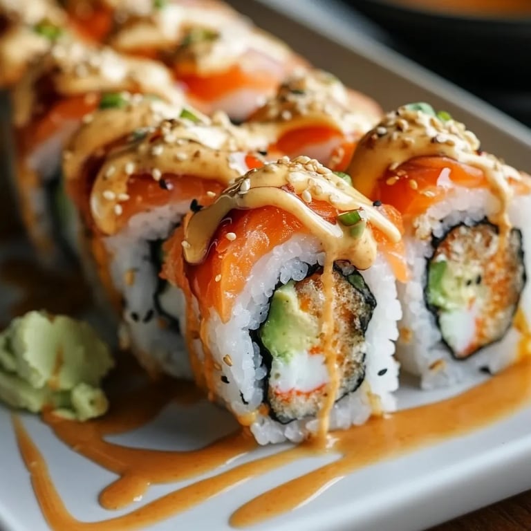 Dynamite Smoked Salmon Roll