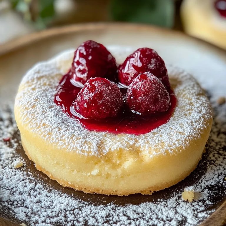 Marzipan Himbeer Plätzchen