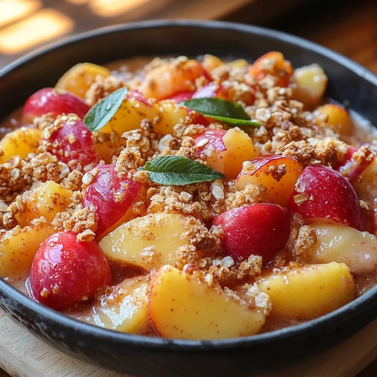 Crisp de Durazno: La Increíble Receta Última