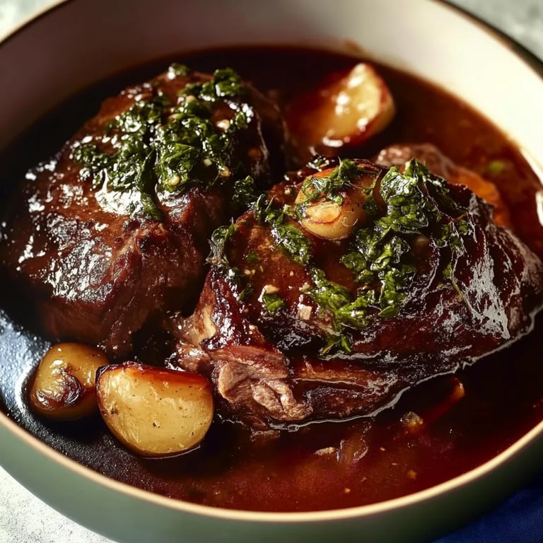 Saftiger Schmorbraten mit viel Sauce