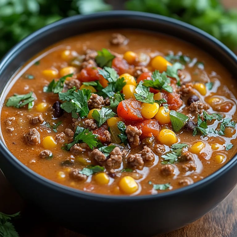 Creamy Cheesy Ground Beef Taco Soup: An Incredible Ultimate Recipe