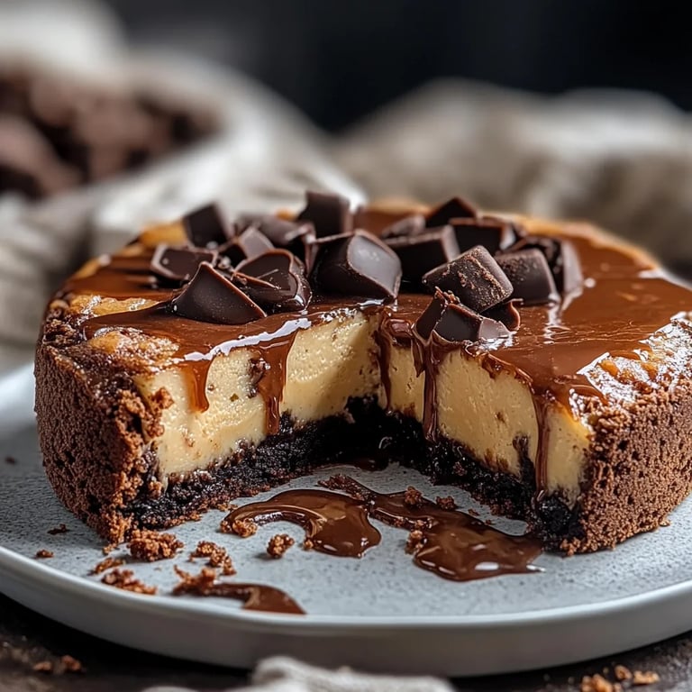 Karamell-Brownie-Käsekuchen