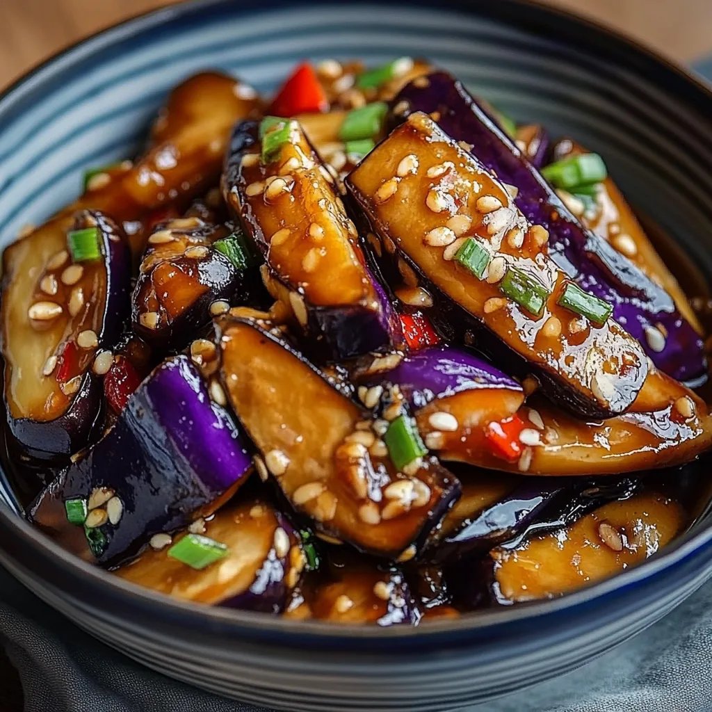 Chinese Eggplant with Garlic Sauce