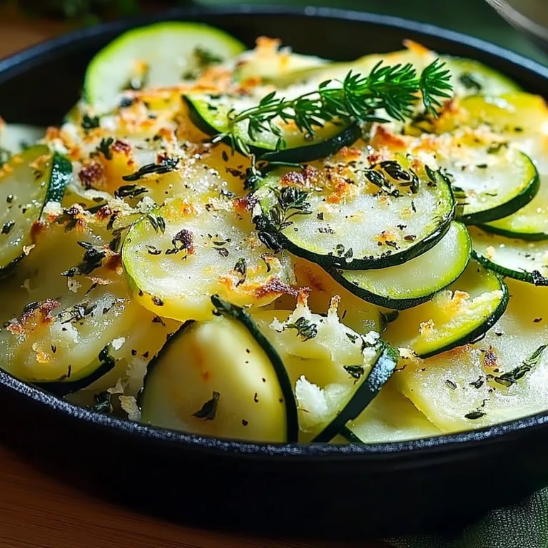 Vegetarischer Auflauf mit Kartoffeln & Zucchini – einfach lecker!