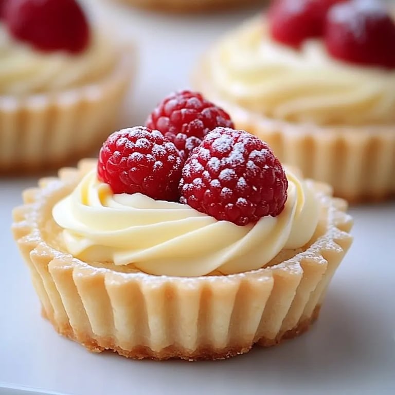 Elegant White Chocolate Mousse Tartlets
