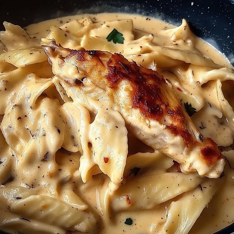 Cremiges Hühnchen Alfredo