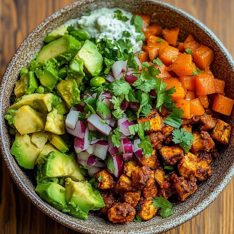 Süßkartoffel Burrito Bowl