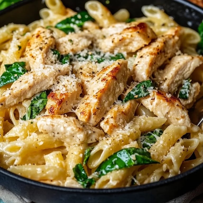 Easy Garlic Parmesan Chicken Pasta Recipe for a Healthy Dinner
