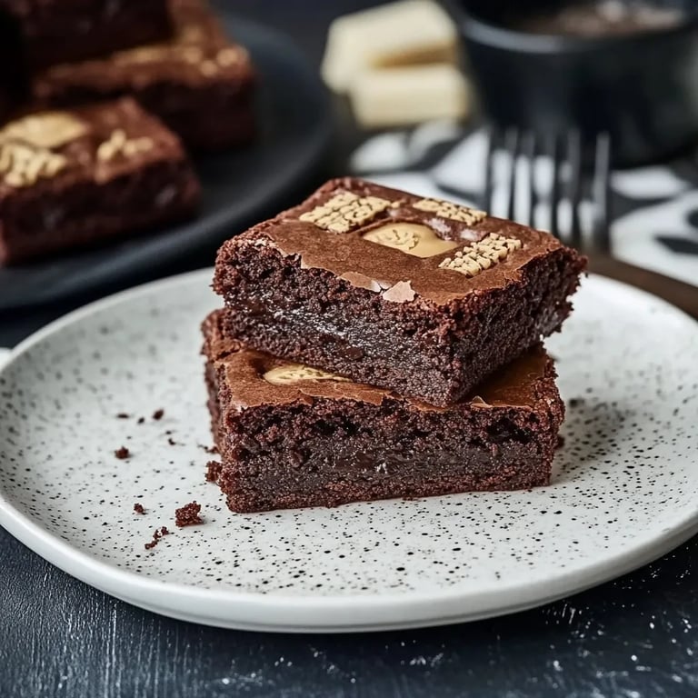Herrlich schokoladige SPEKULATIUS BROWNIES