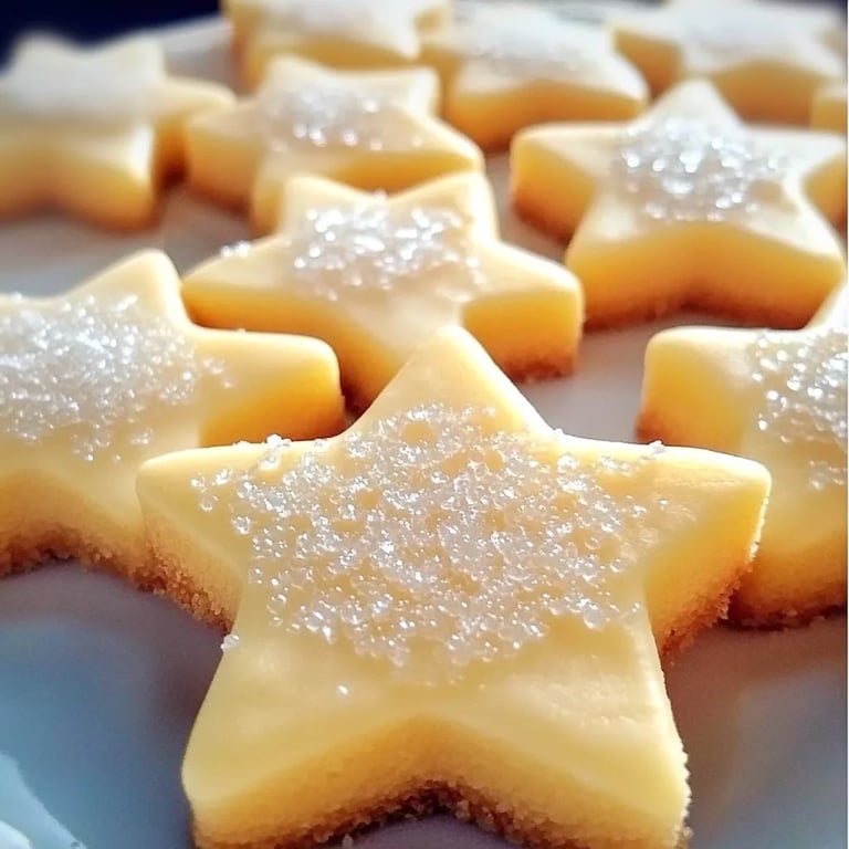 Zarte Zitronensterne