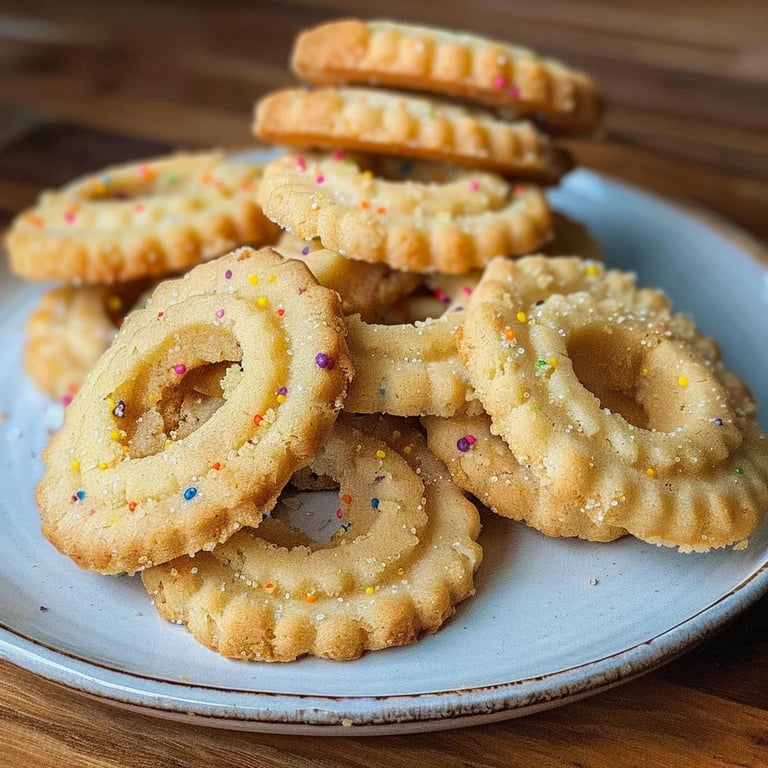 Spritzgebäck mit Marzipan