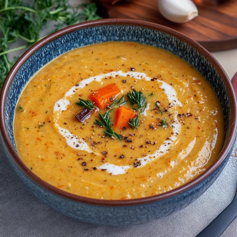 Roasted Vegetable Soup: Smooth and Creamy