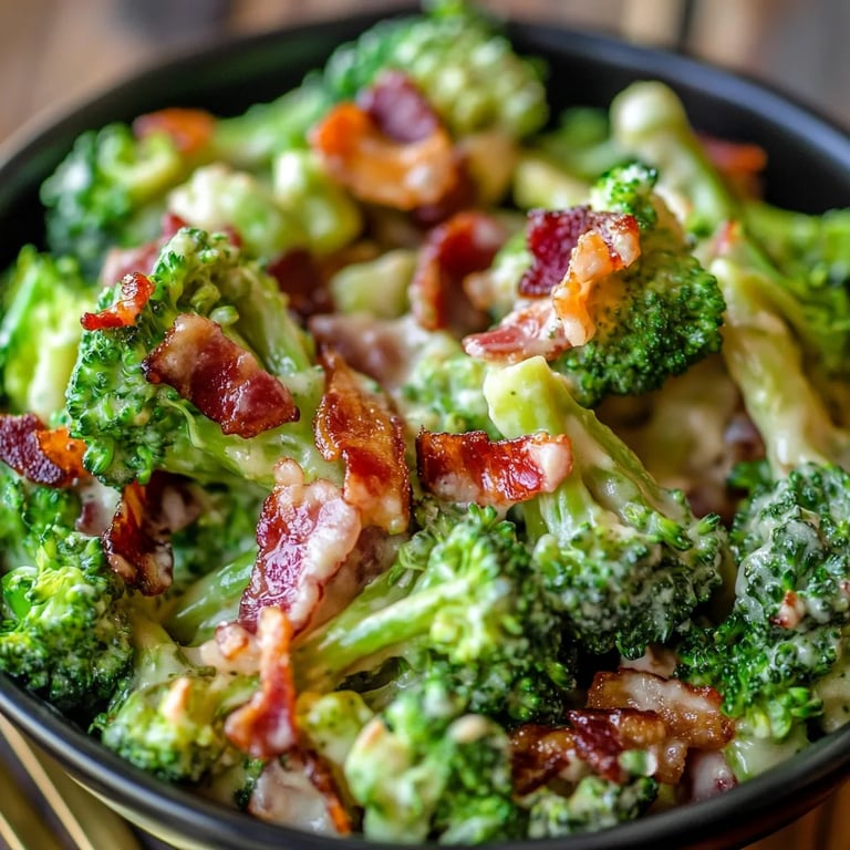 Easy Broccoli Bacon Salad