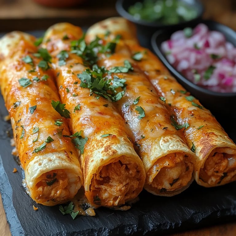 Taquitos de Pollo con Jalapeño y Queso Crema: Una Increíble Receta Última