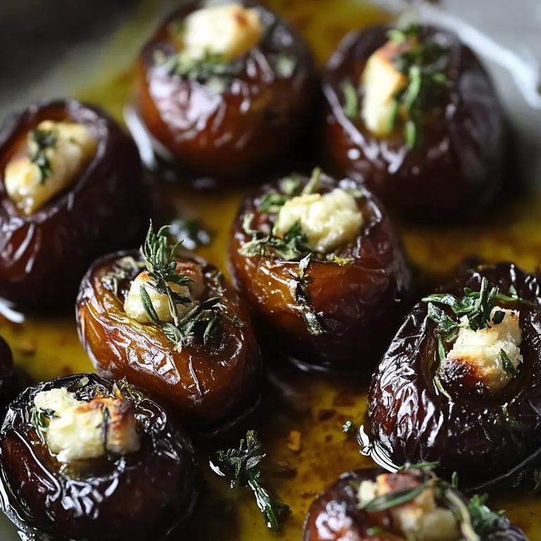 Roasted Stuffed Dates