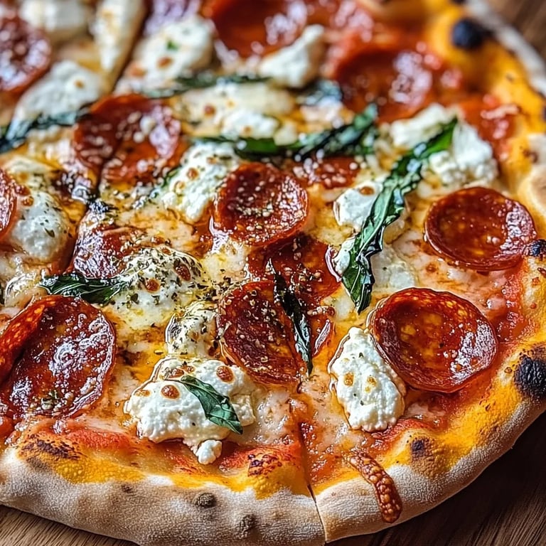 Scharfe Honig-Peperoni-Pizza mit Ricotta: Ein Unglaubliches Ultimatives Rezept
