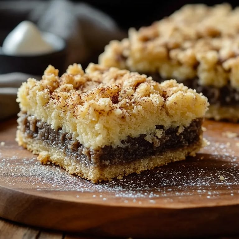 Omas Mohnkuchen mit Streusel