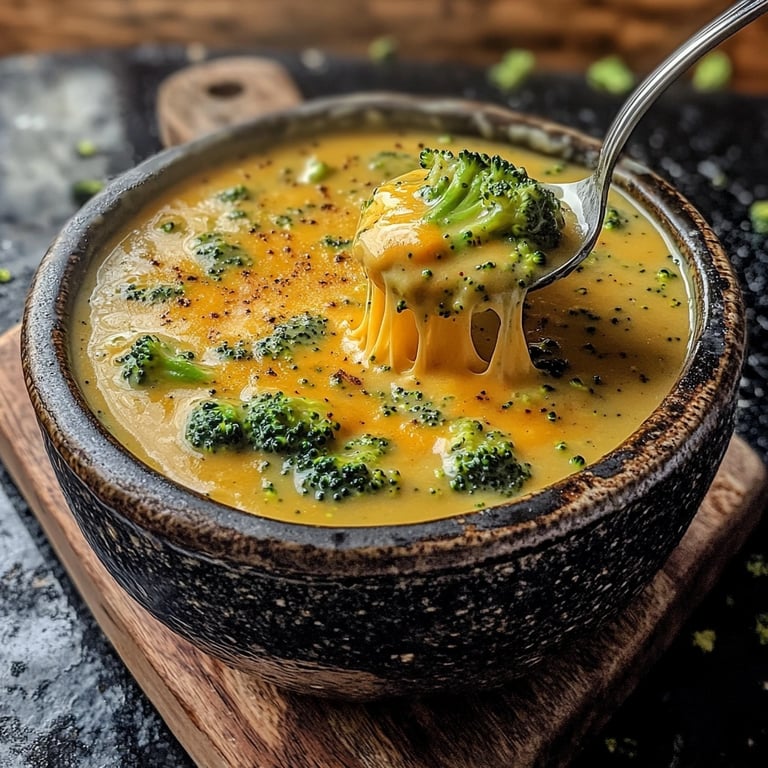 Comfort Broccoli Cheddar Soup​