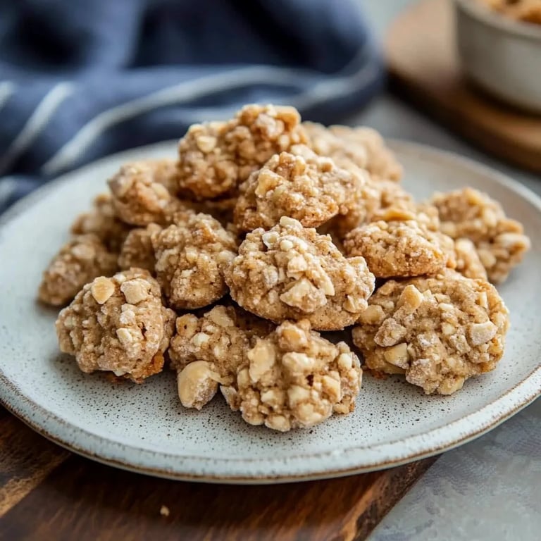 Köstliche Haferflocken Walnuss Plätzchen