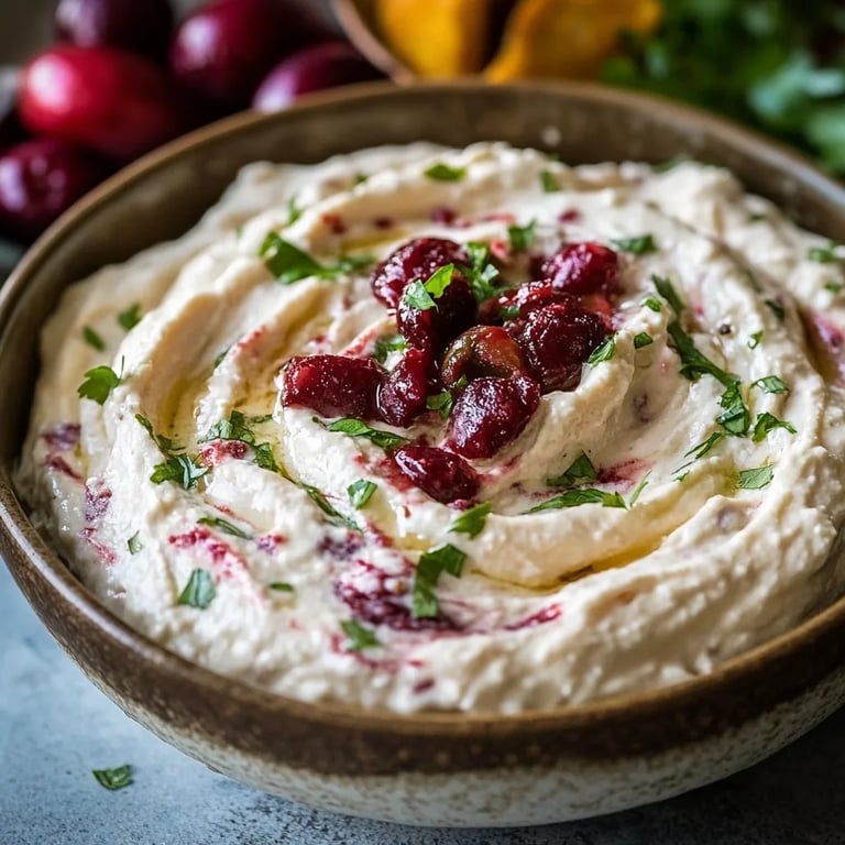 Cranberry Jalapeño Cream Cheese Dip