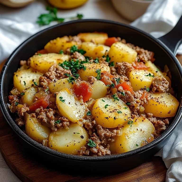 Easy One-Pan Ground Turkey & Potatoes Meal: An Amazing Ultimate Recipe