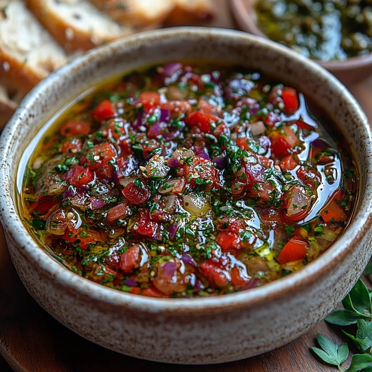 Dip Mediterráneo de Aceite de Oliva: Una Increíble Receta Última