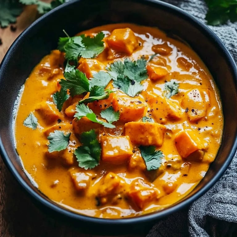 Kürbis-Curry mit Kokosmilch