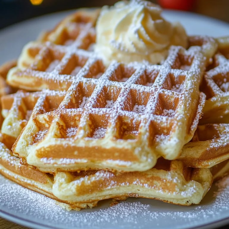 Fluffiger Waffelteig