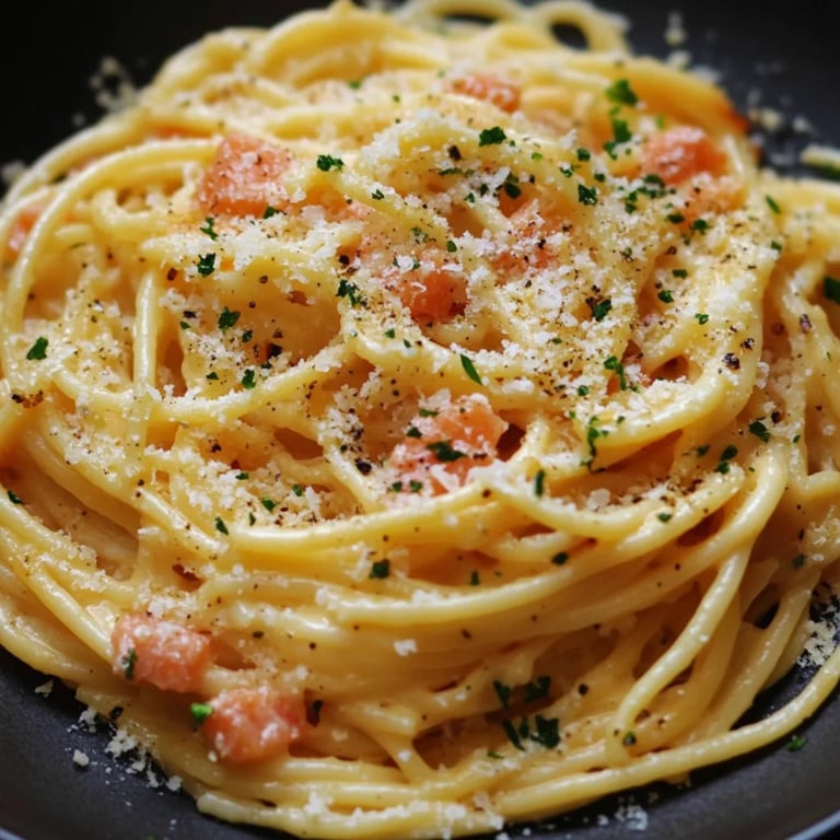 Smoked Salmon Carbonara
