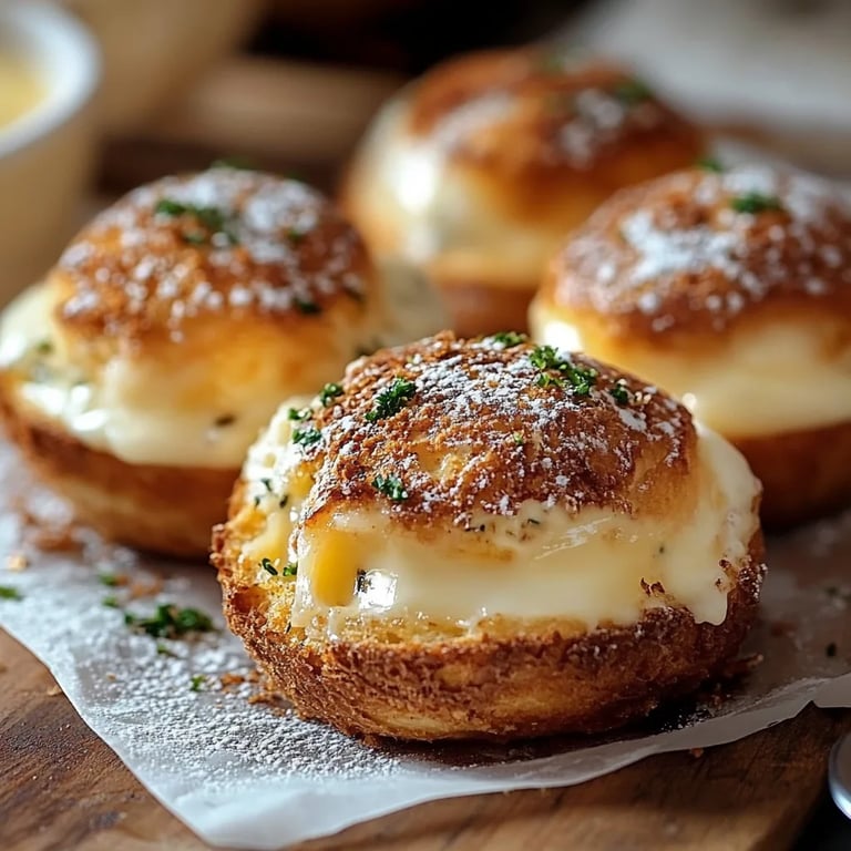 Schnelle Käsekuchen-Kugeln