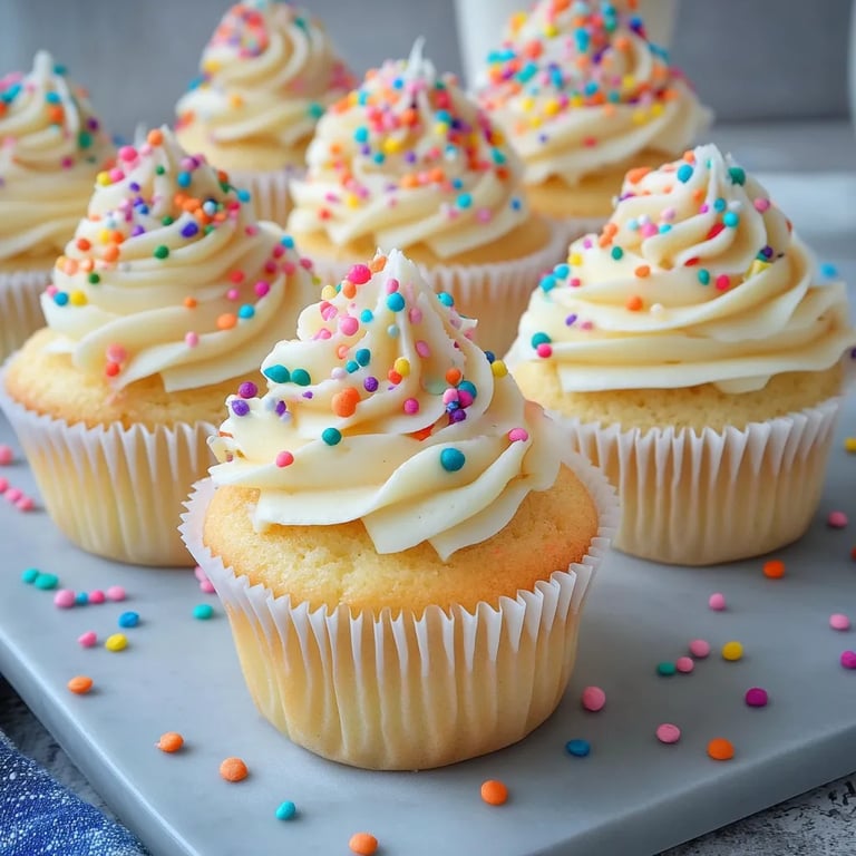 Funfetti-Vanilla-Cupcakes