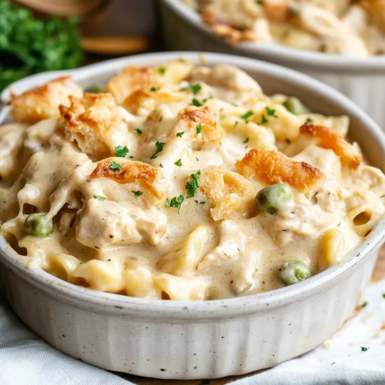 Creamy Chicken Pot Pie Pasta