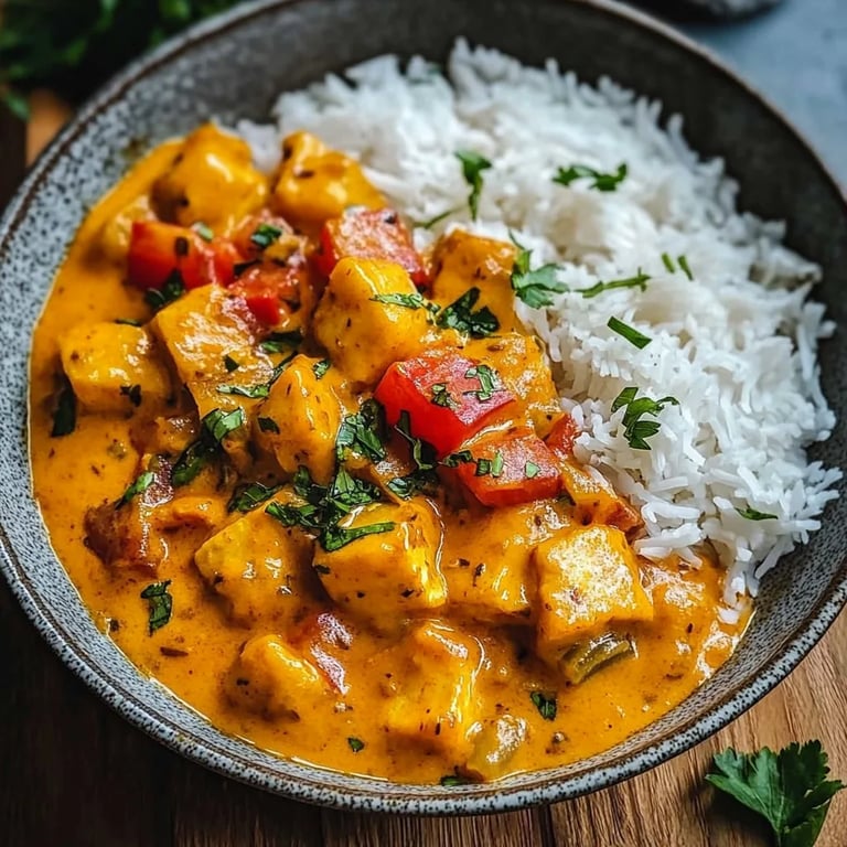 Kürbis Curry mit Kokosmilch