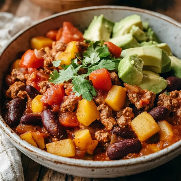 Süßkartoffel Bowl mexikanischer Art