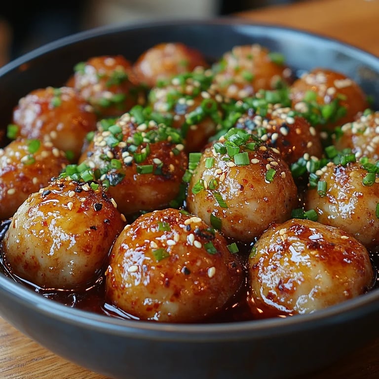 Bolas de Tofu con Chile Dulce: Una Increíble Receta Última