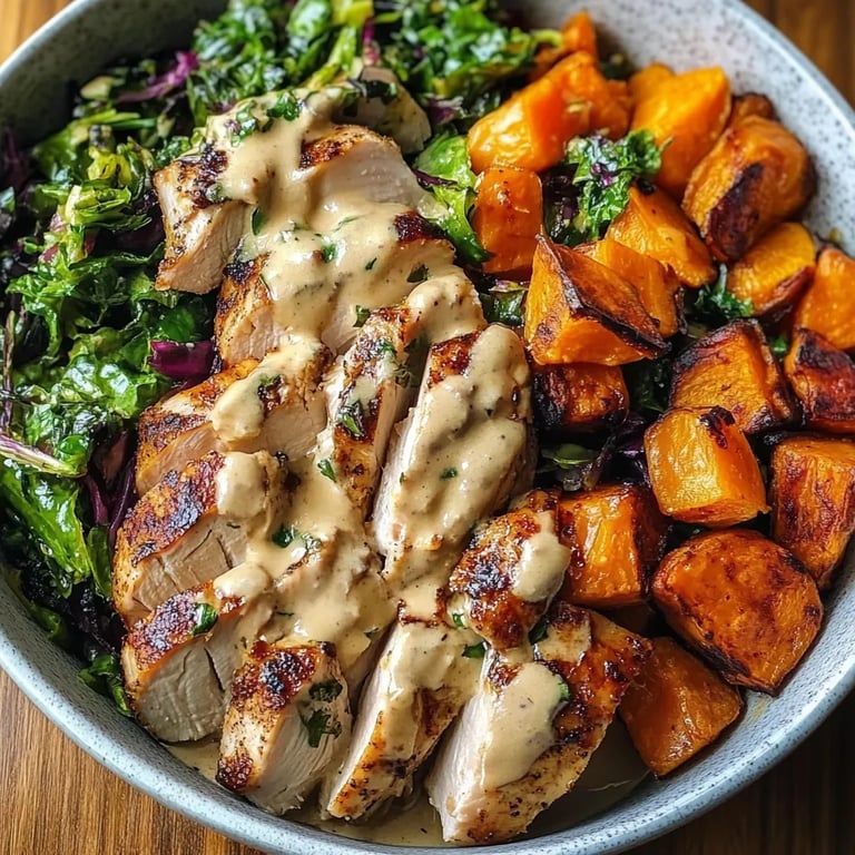 Maple Dijon Chicken & Roasted Sweet Potato Bowls: An Amazing Ultimate Recipe