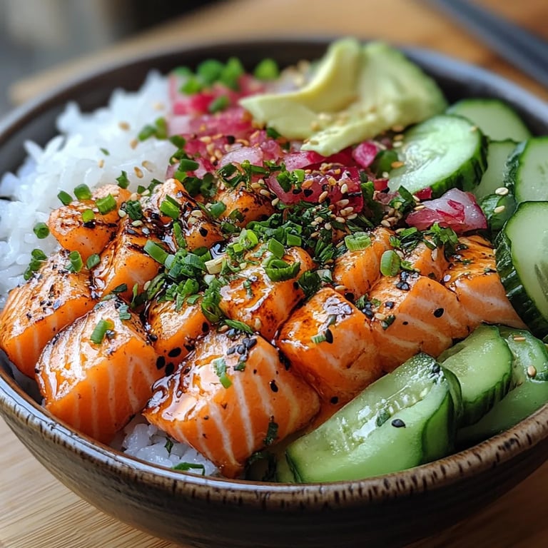 Bol de Sushi con Salmón al Horno: Una Increíble Receta Esencial
