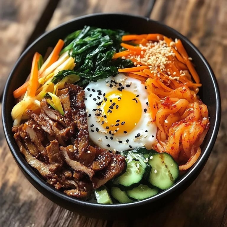 Easy Korean Bibimbap