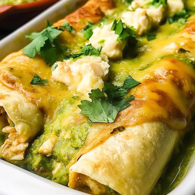 Green Enchiladas with a Chicken Cream Cheese Filling: An Amazing Ultimate Recipe