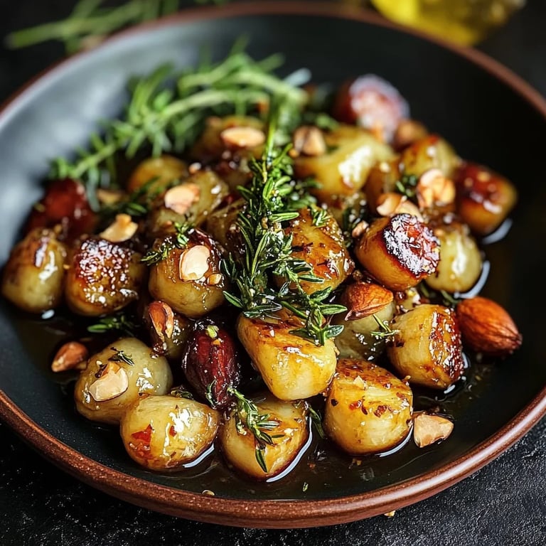 Balsamico-Rosenkohl mit knusprigen Haselnüssen