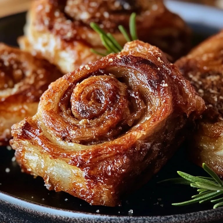 Zimtschnecken aus Blätterteig