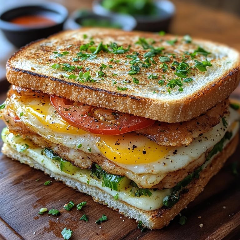 Sándwich de Desayuno Club: Una Increíble Receta Última