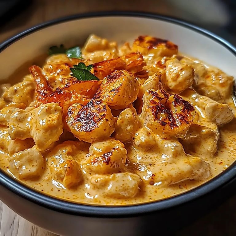 Krämig Cajun-räk- och kycklingpasta: Det ultimata fantastiska receptet