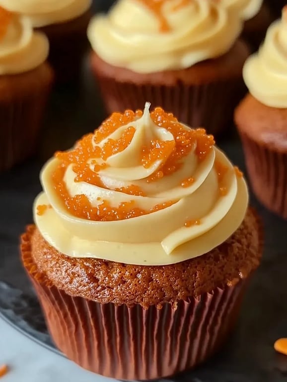 Delicious Pumpkin Cupcakes Recipe
