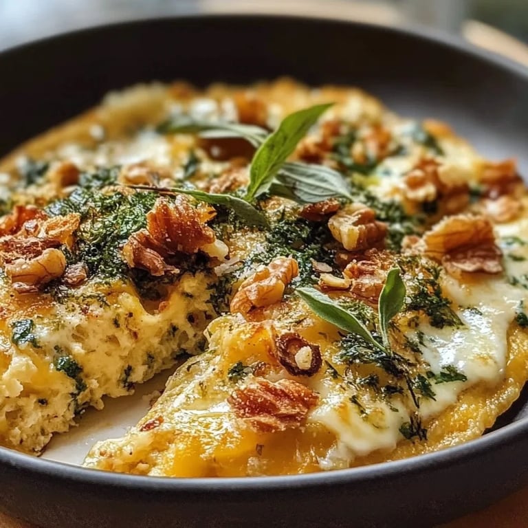 Kürbis-Spätzle mit Walnüssen und Salbei