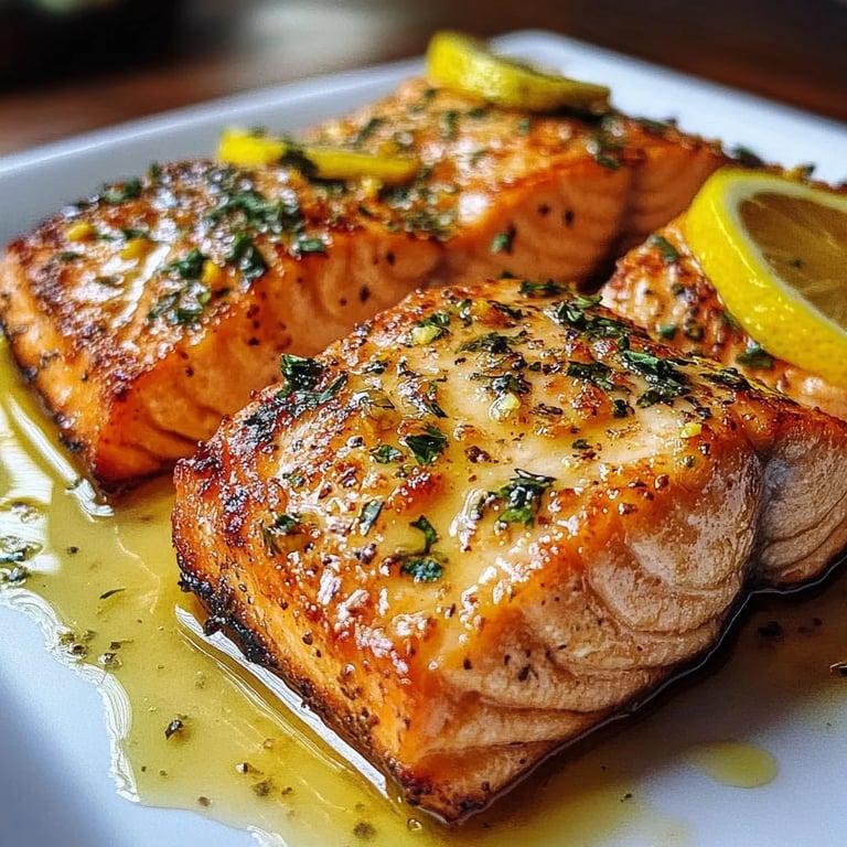 Garlic Butter Lemon Salmon