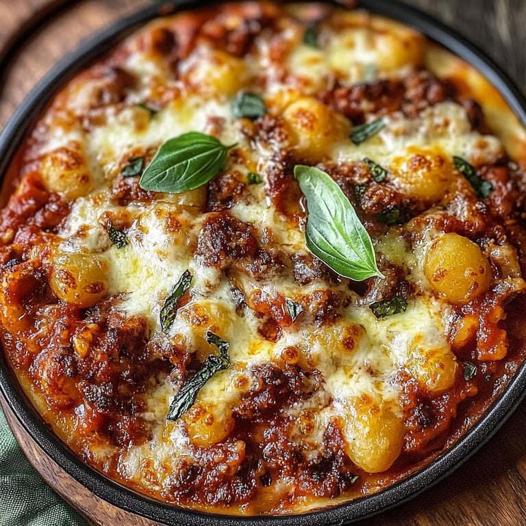 Käsiger Gnocchi-Auflauf mit Bolognese: Ein Unglaubliches Ultimatives Rezept für 4 Portionsgrößen