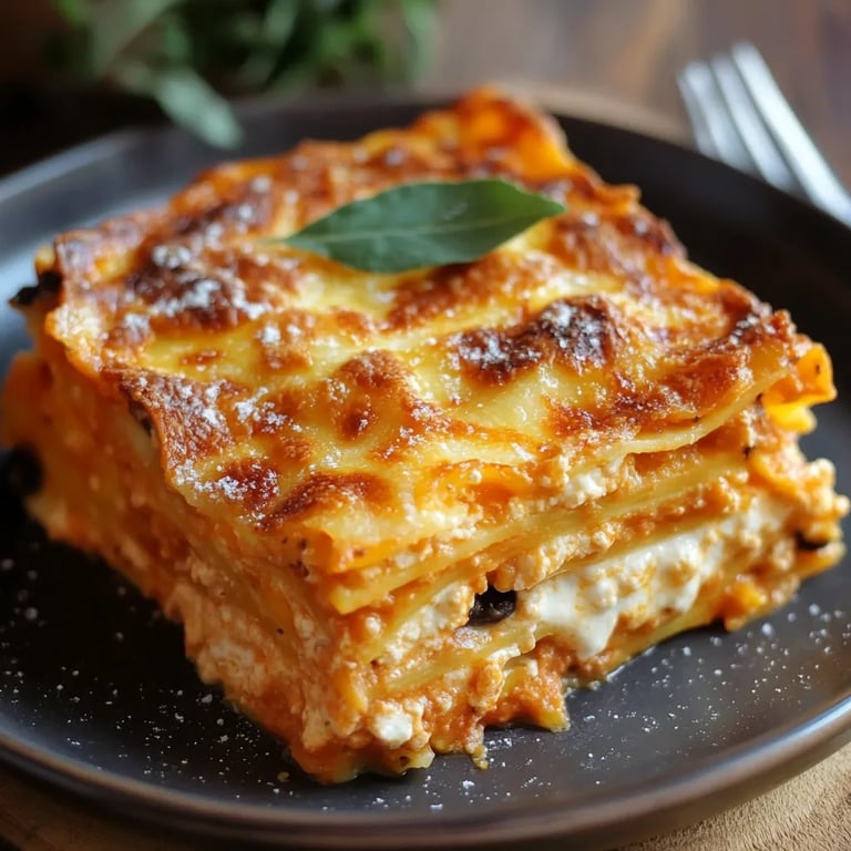 Vegetarische Kürbis-Lasagne: Ein Unglaublich Ultimatives Rezept für 6 Portionen
