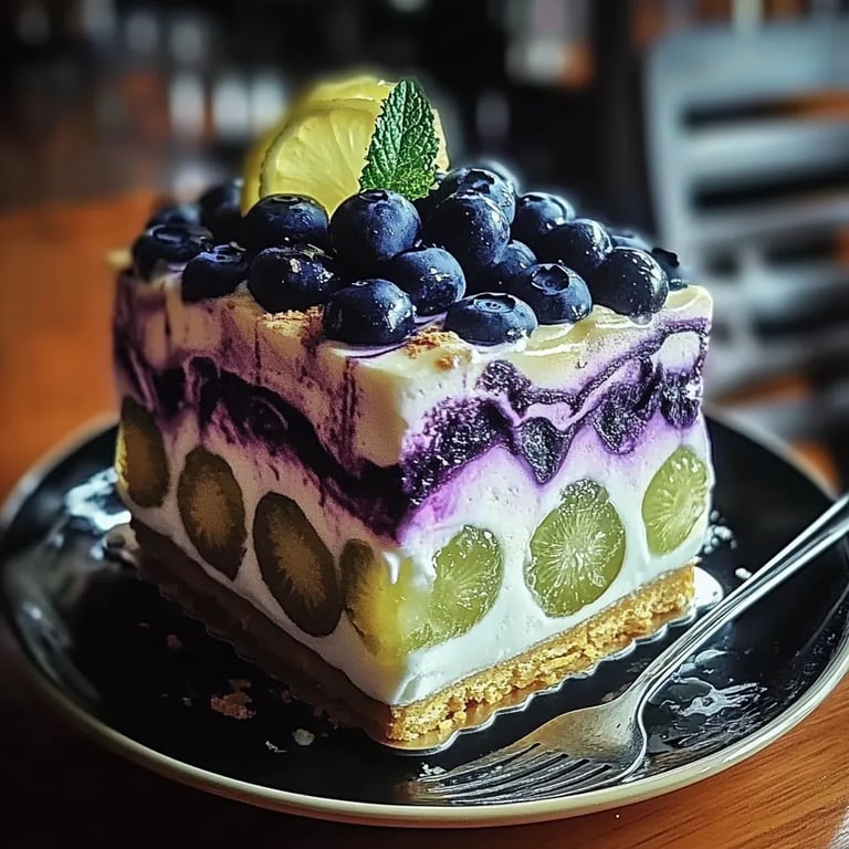 Citron- och blåbärsmousse kaka: Ett fantastiskt ultimatum för dessertälskare